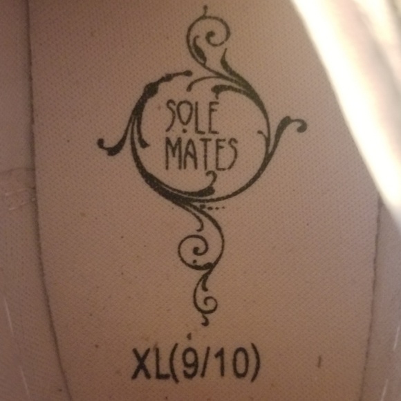 Women Pink Glitter Canvas shoes Soul Mates XL 9 10 - Picture 6 of 6